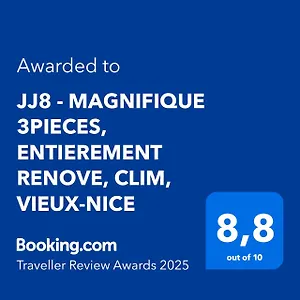 Appartement Jj8 - Magnifique 3pieces, Entierement Renove, Clim, Vieux-nice, Nice